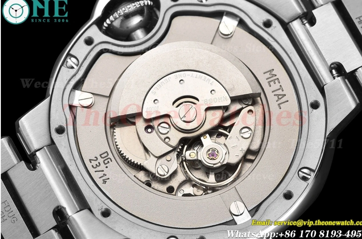 NH05 SS 33mm Dial GDF Bleu Ballon SS Red De Cartier 1207